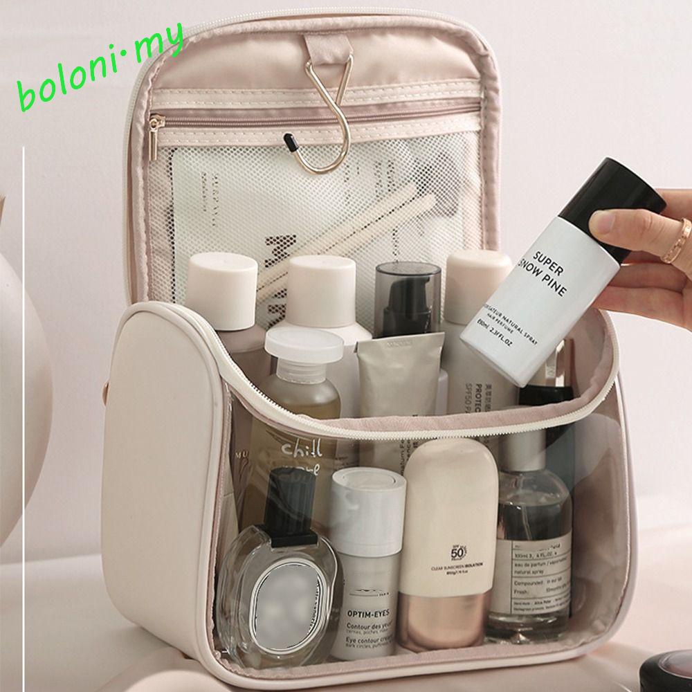 [COD] Hanging Cosmetic Bags Portable Simple Zipper Bag Travel Organizer