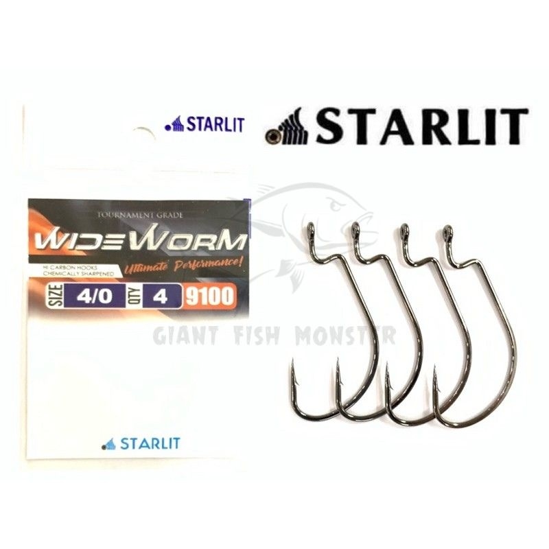 200 Ami Da Pesca 3/0 Gap Largo Occhiello Piegato - Acciaio Hi-Carbon Fish WOW!