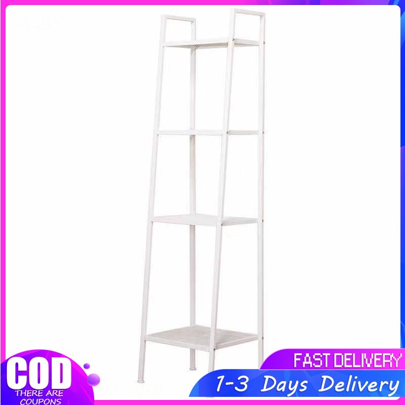 IKEA LERBERG Shelf unit, Narrow white red black | Shopee Malaysia