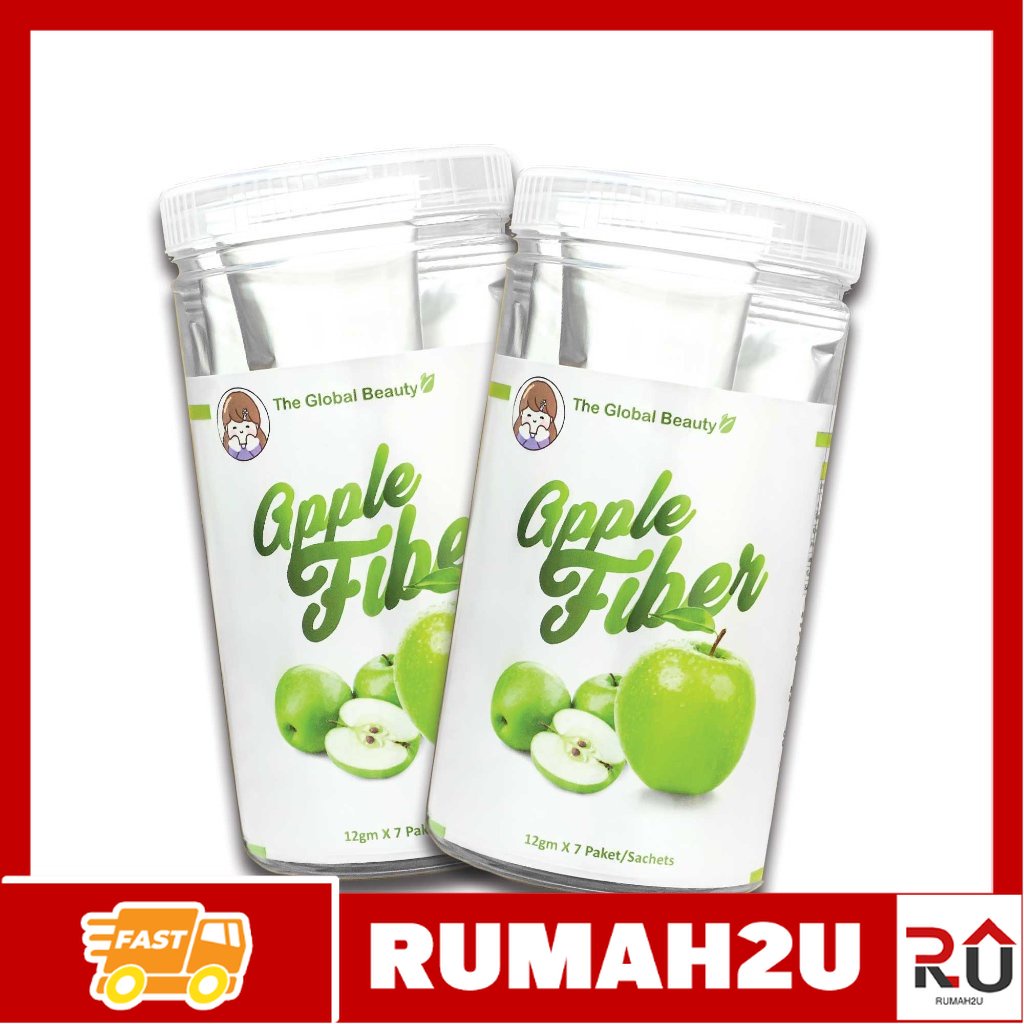 (1PC) Apple Fiber XTRA Inulin Prebiotic Soluble Fibre Psyllium Husk