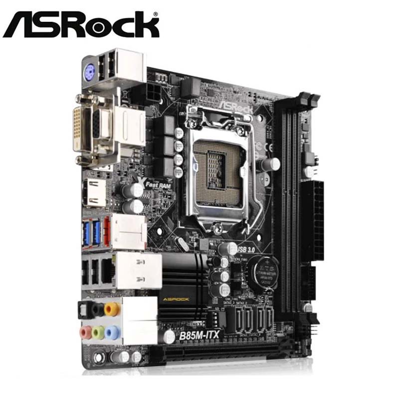 ASRock B85M ITX XH81M ITX mini motherboard ITX 17 17 ITX lga1150 16G DDR3 HDMI VGA DVI 1150 Shopee Malaysia
