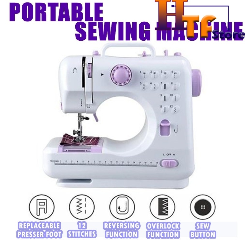 Portable Sewing Machine FHSM 505A Pro 505 Upgraded 12 Sewing Portable