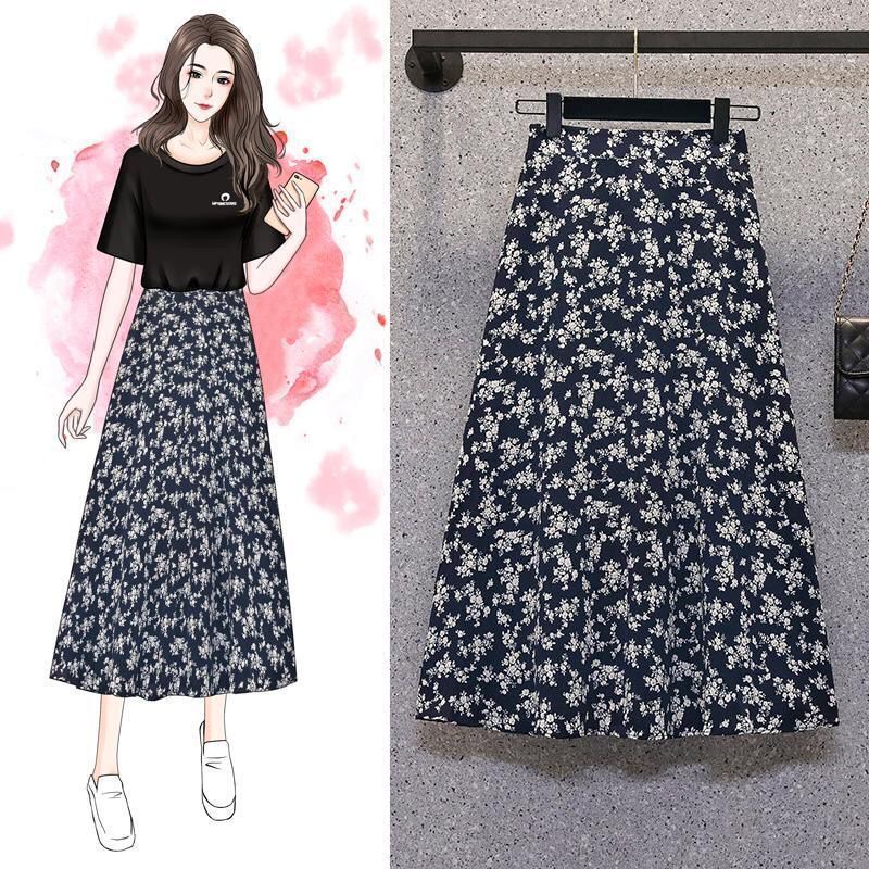 Floral skirt cheap malaysia