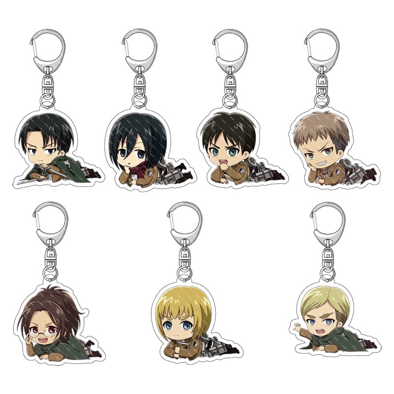 Top Quality Armin Colossal Anime Attack On Titan Keychain Acrylic