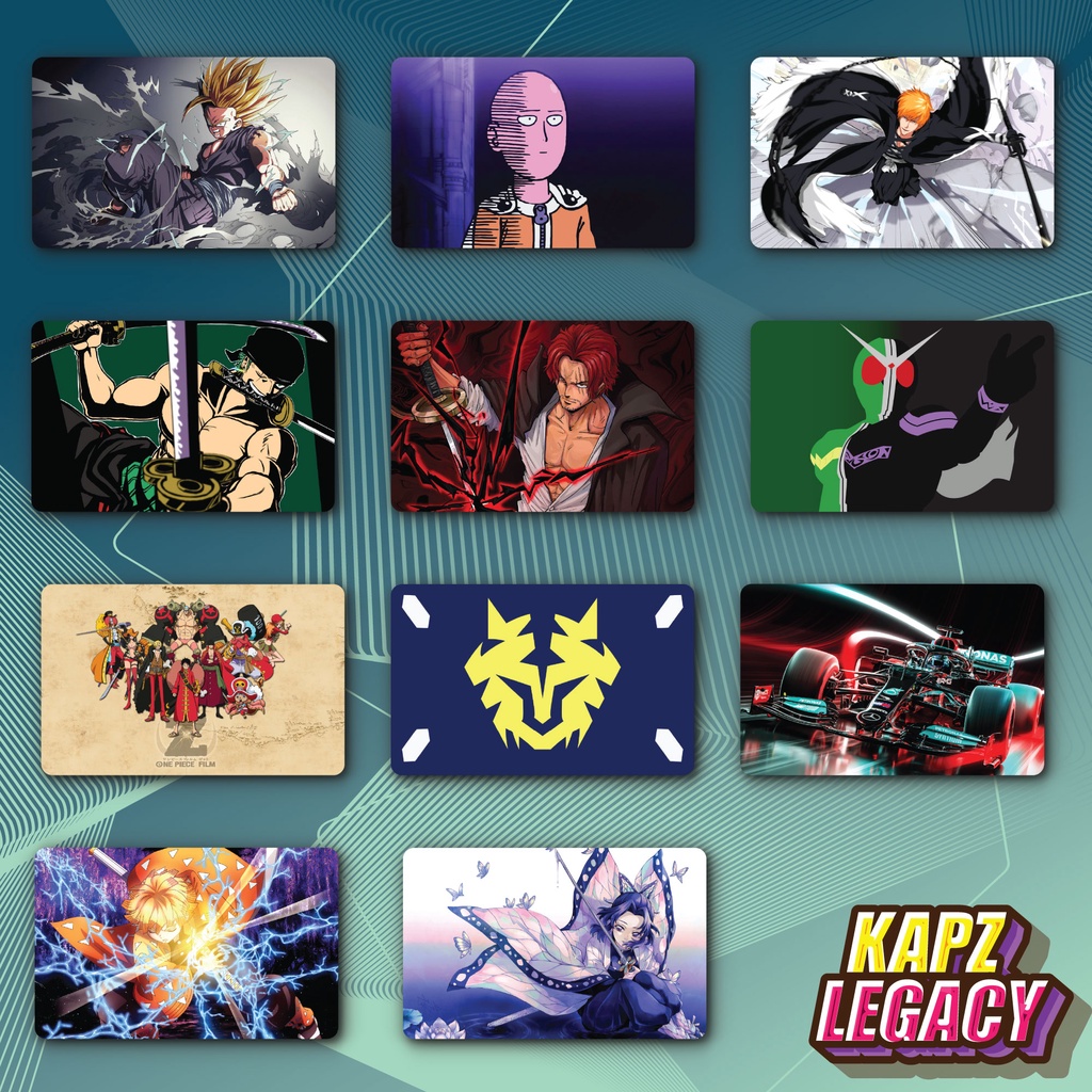 KapzLegacy Sticker Card Cover Skin Access Touch n Go Skin TnG Cards One  Piece Anime Kamen Rider ATM Bank Debit Credit 02 | Shopee Malaysia