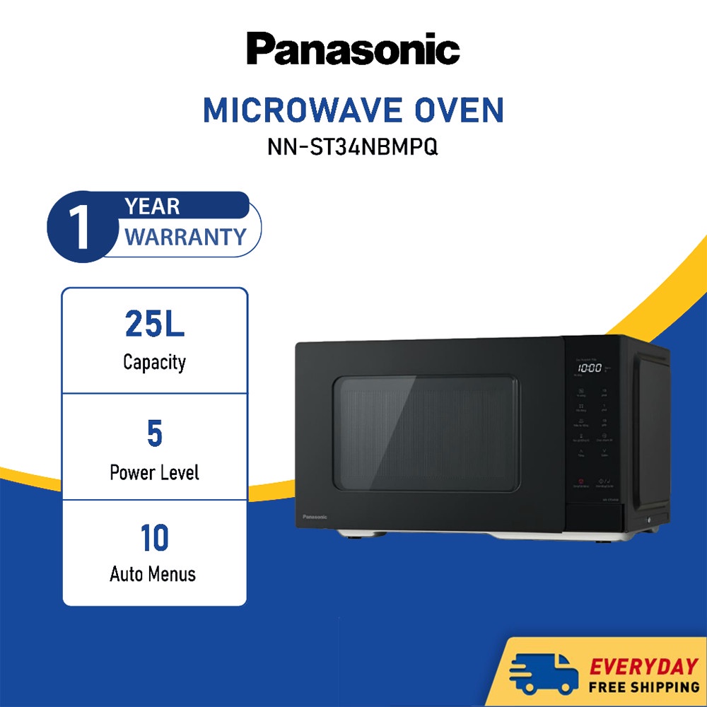 Panasonic Nn St34 25l Solo Microwave Oven Nn St34nbmpq Shopee Malaysia