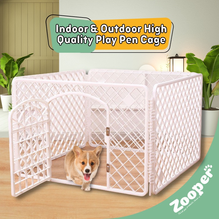 Cat Dog Pet Fence Dog Cage Kennel Cover Playpen Extra Durable PP Crates ... - Easy Wipe-Down Dog Crate Panels