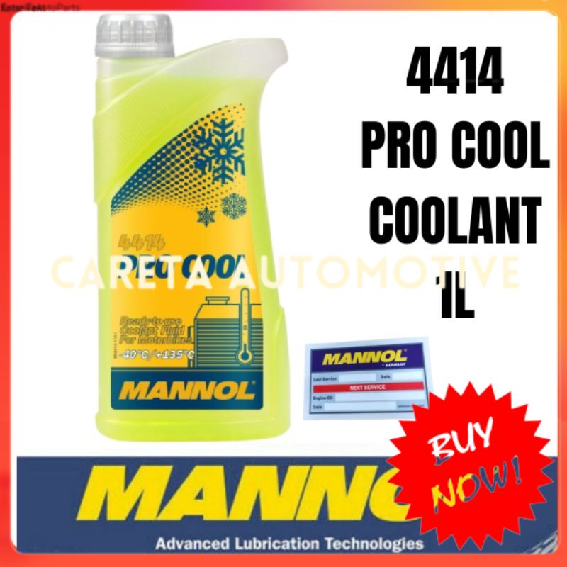 (MADE IN GERMANY) MANNOL MN 4414 COOLANT PRO COOL 1L MOTORCYCLE