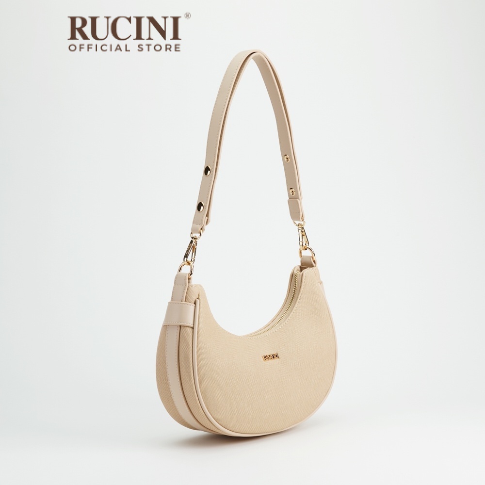 RUCINI Ladies Mini Hobo Shoulder Bag RHC HB1088 Beige Brown Shopee Malaysia