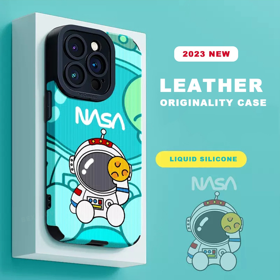 Astronaut Leather Phone Case for IPhone 11 12 13 14 Pro Max 11Pro 13Pro ...