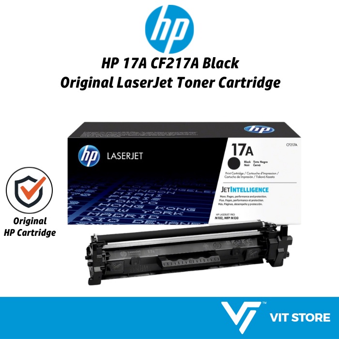 Original Hp 17a Black Cf217a Laserjet Toner Cartridge For Hp Laserjet