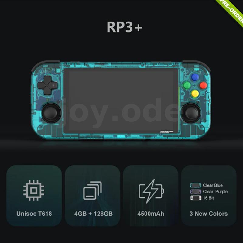 Retroid Pocket 3 Plus 4GB RAM 128GB ROM Android 11 Handheld Game