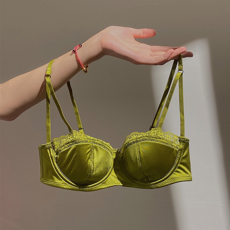 Underwear Thin Style Women's Big Breasts Look Small Receiving Side Anti