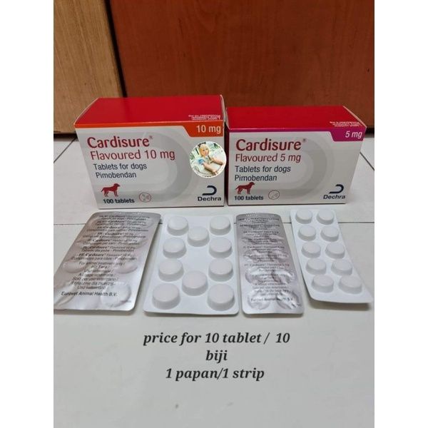 dog heart problem med cardisure 10mg 5mg Shopee Malaysia