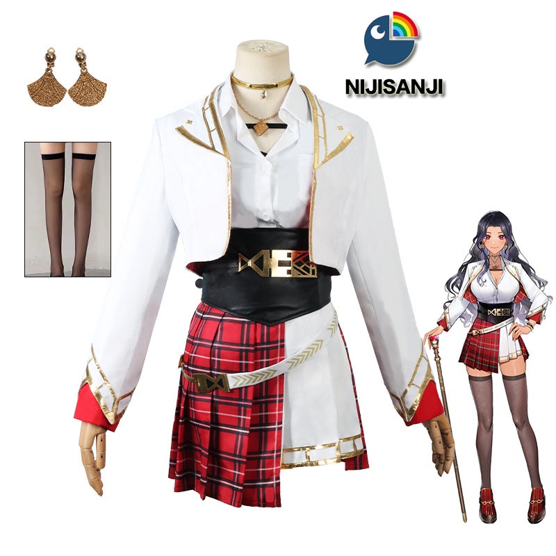 Nijisanji En Vtuber Iluna Scarle Yonaguni Cosplay Costume Full Set Shopee Malaysia 1790