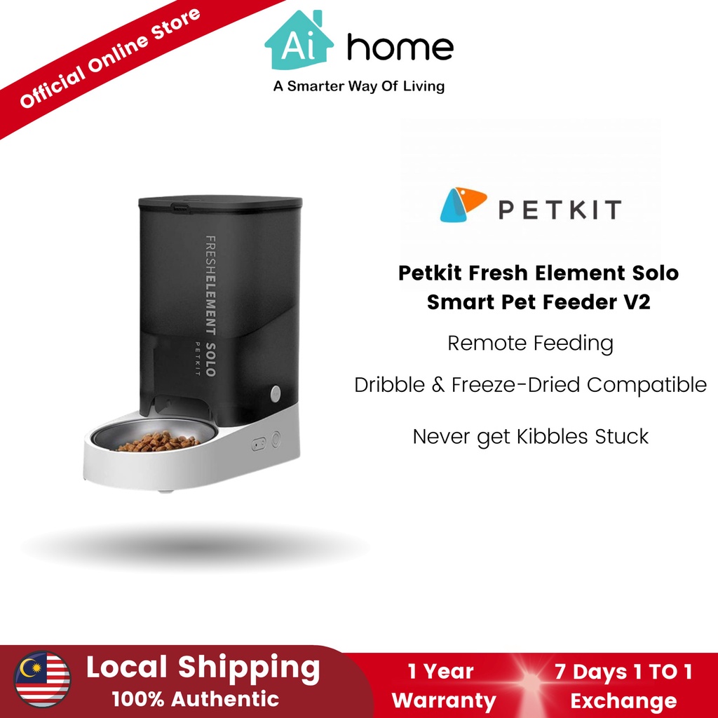 Petkit Fresh Element Solo Smart Pet Feeder V2 | Remote Feeding ...