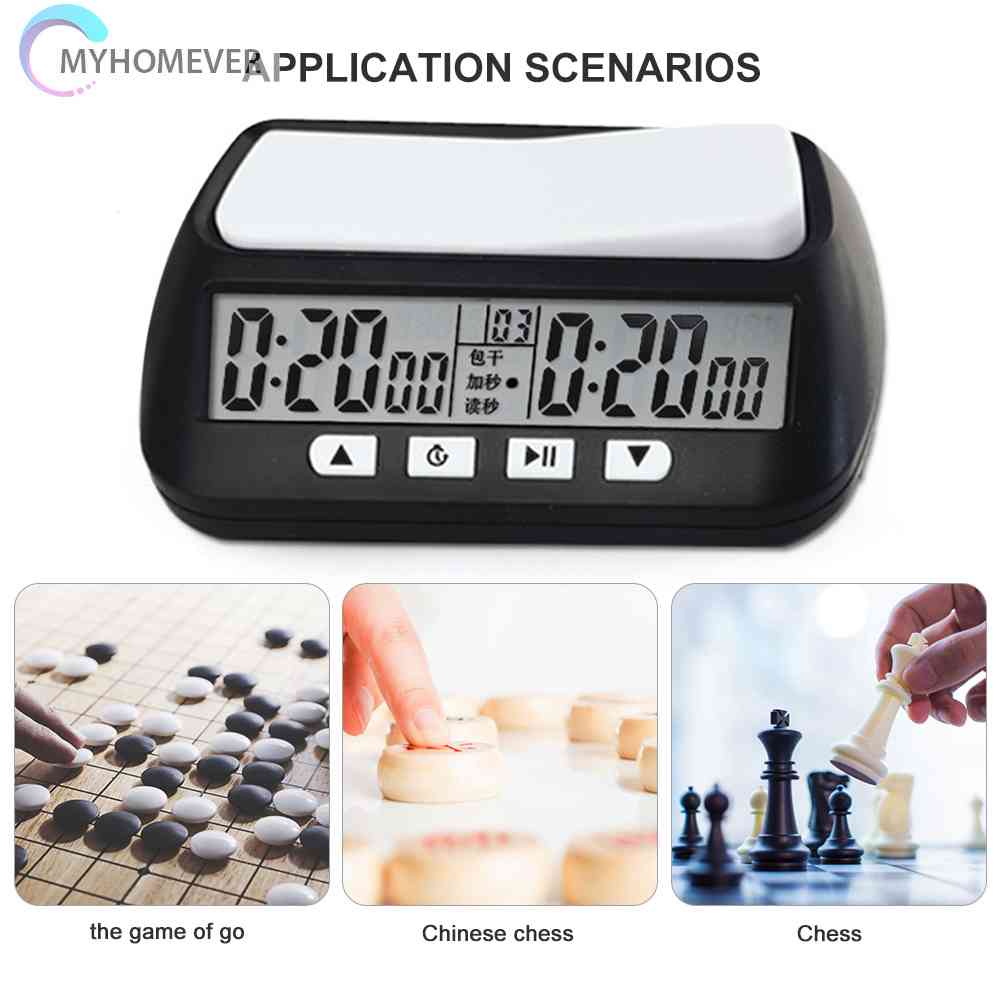 Professional Chess Clock Digital Watch Count Up Down Timer Board Game