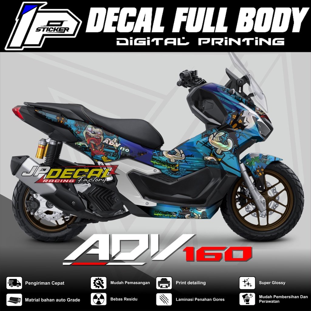 Sticker Decal ADV 160 2022 Fullbody - Sticker Dekal Honda new ADV 160 ...