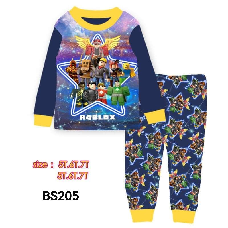 CuddleMe Kids Pajamas BS205 Roblox Shopee Malaysia