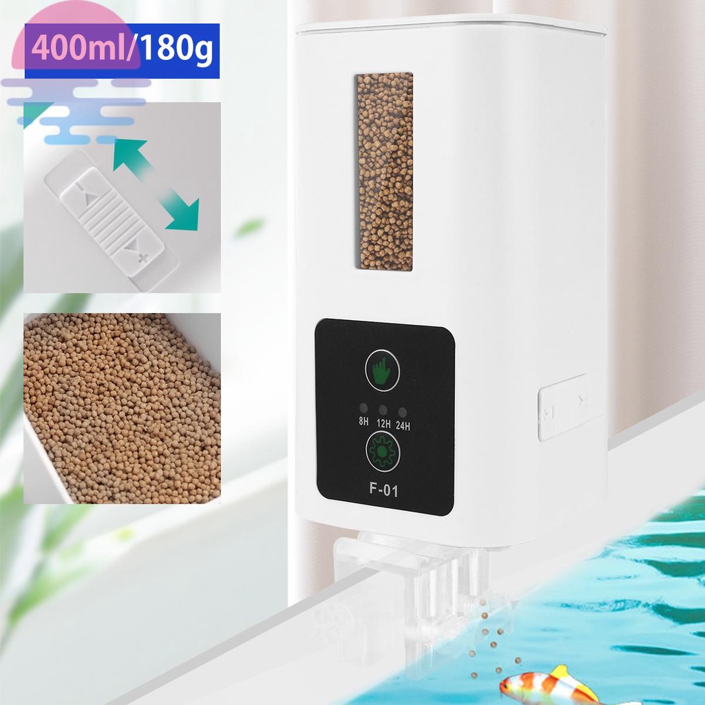 Alimentatore Automatico Pesci Holzsammlung - Dispenser Cibo Programmabile Per Acquario