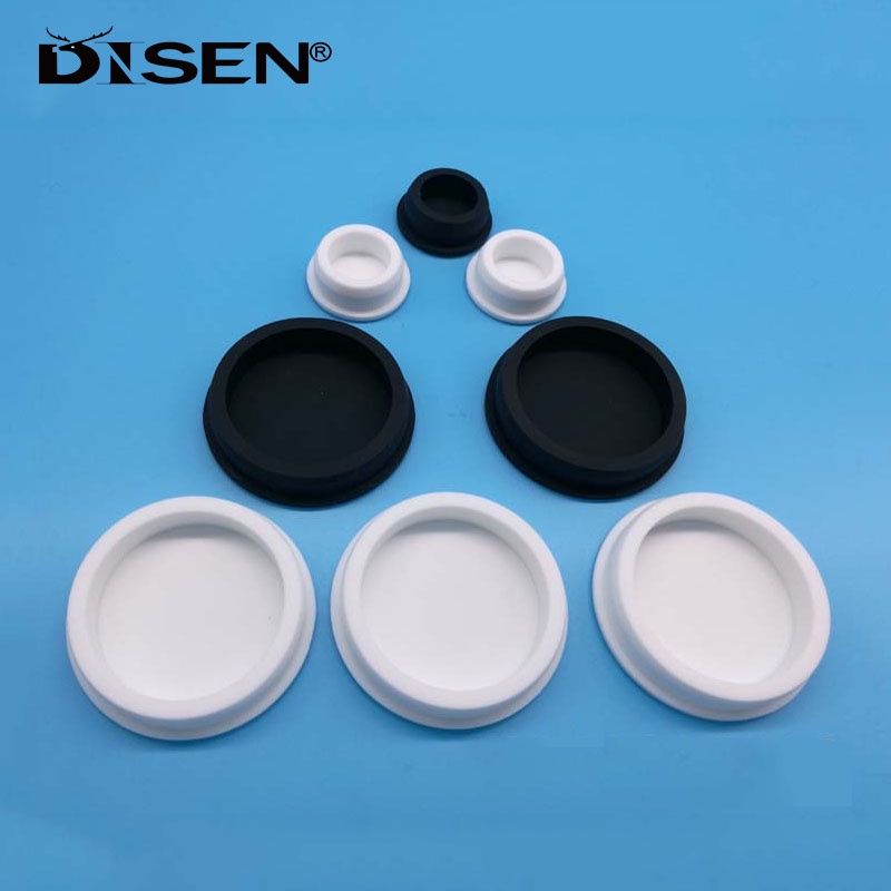 Silica Gel T Plug Soft Silicone Rubber Seal Stopper Circle End Cap