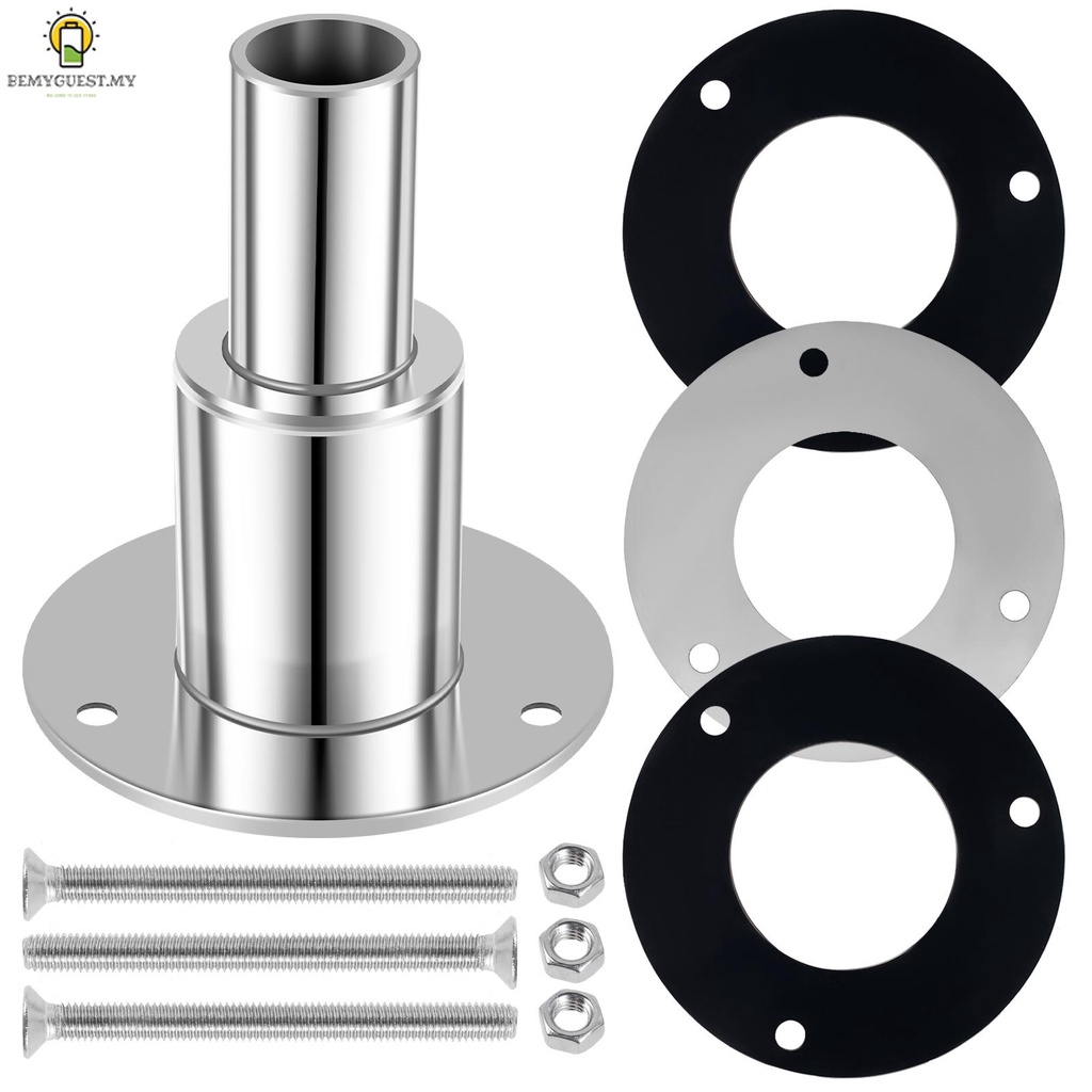 Straight Thru Hull Exhaust Skins Fitting for 24mm Tube Pipe 316