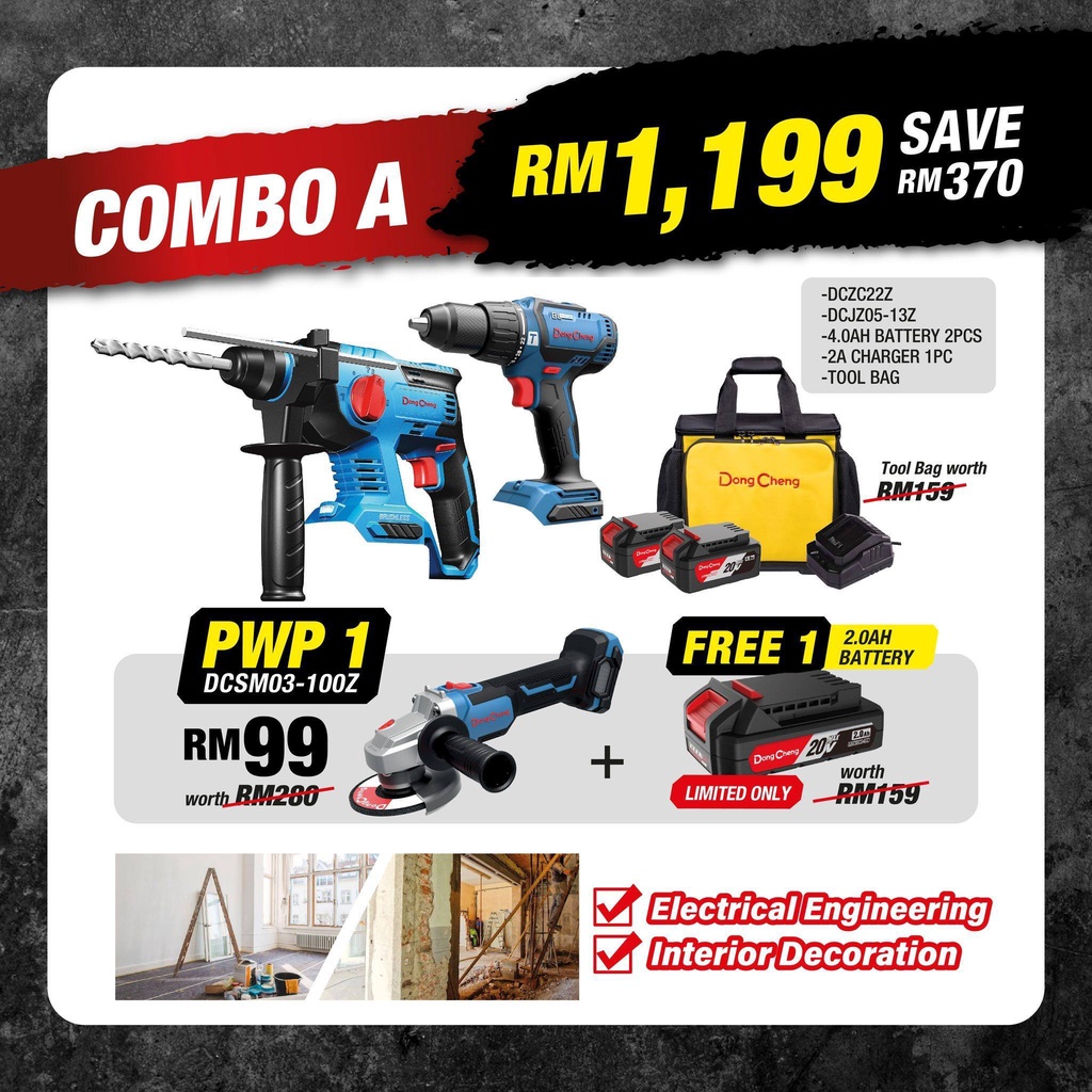 DONG CHENG COMBO A (DCZC22Z +DCJZ05-13Z) | Shopee Malaysia