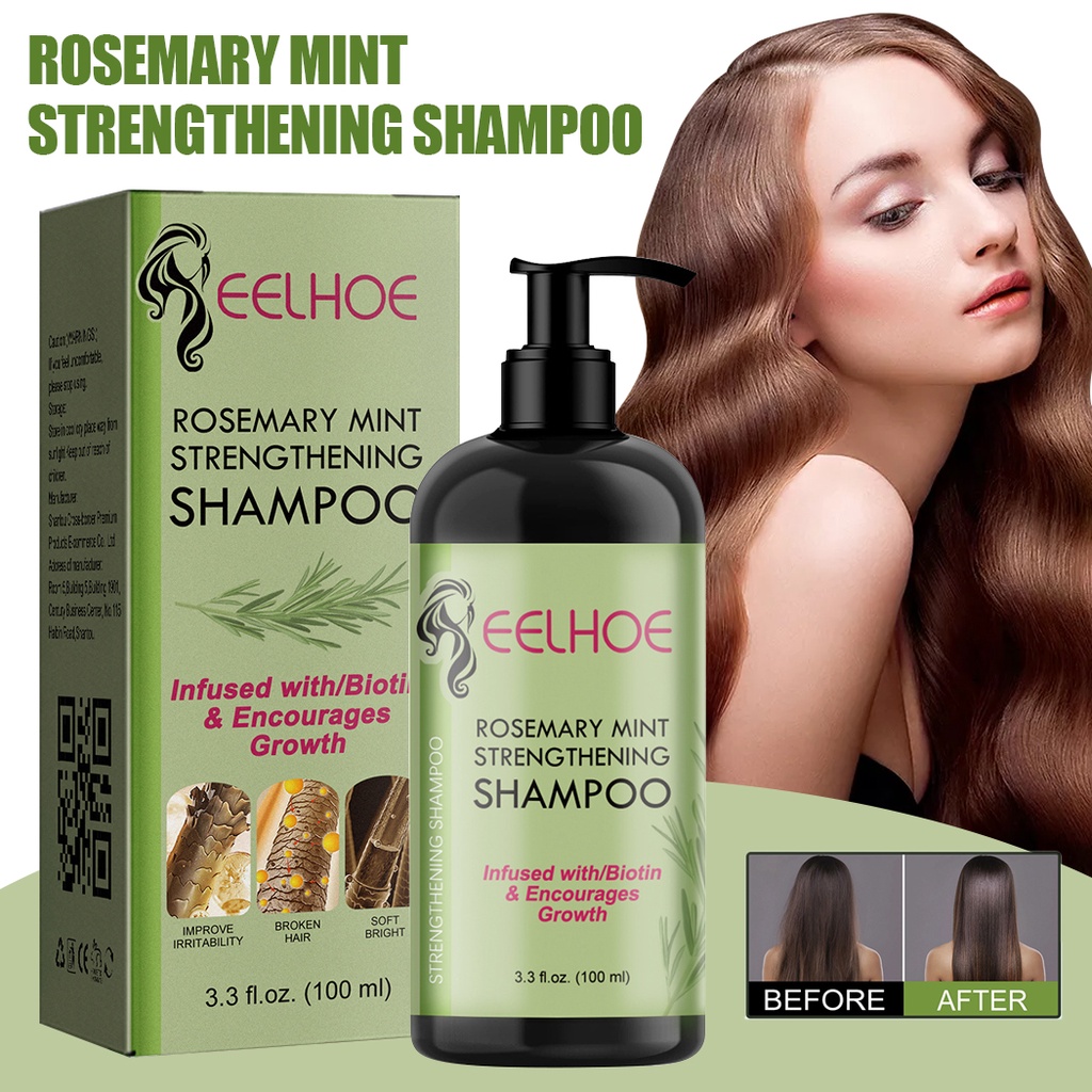 Rosemary Strengthening Shampoo 100ml Promote Hair Growth Anti Hair Loss ...