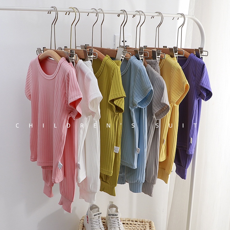 [ML] 80-160cm Summer New Style Children's Homewear Korean Version ...