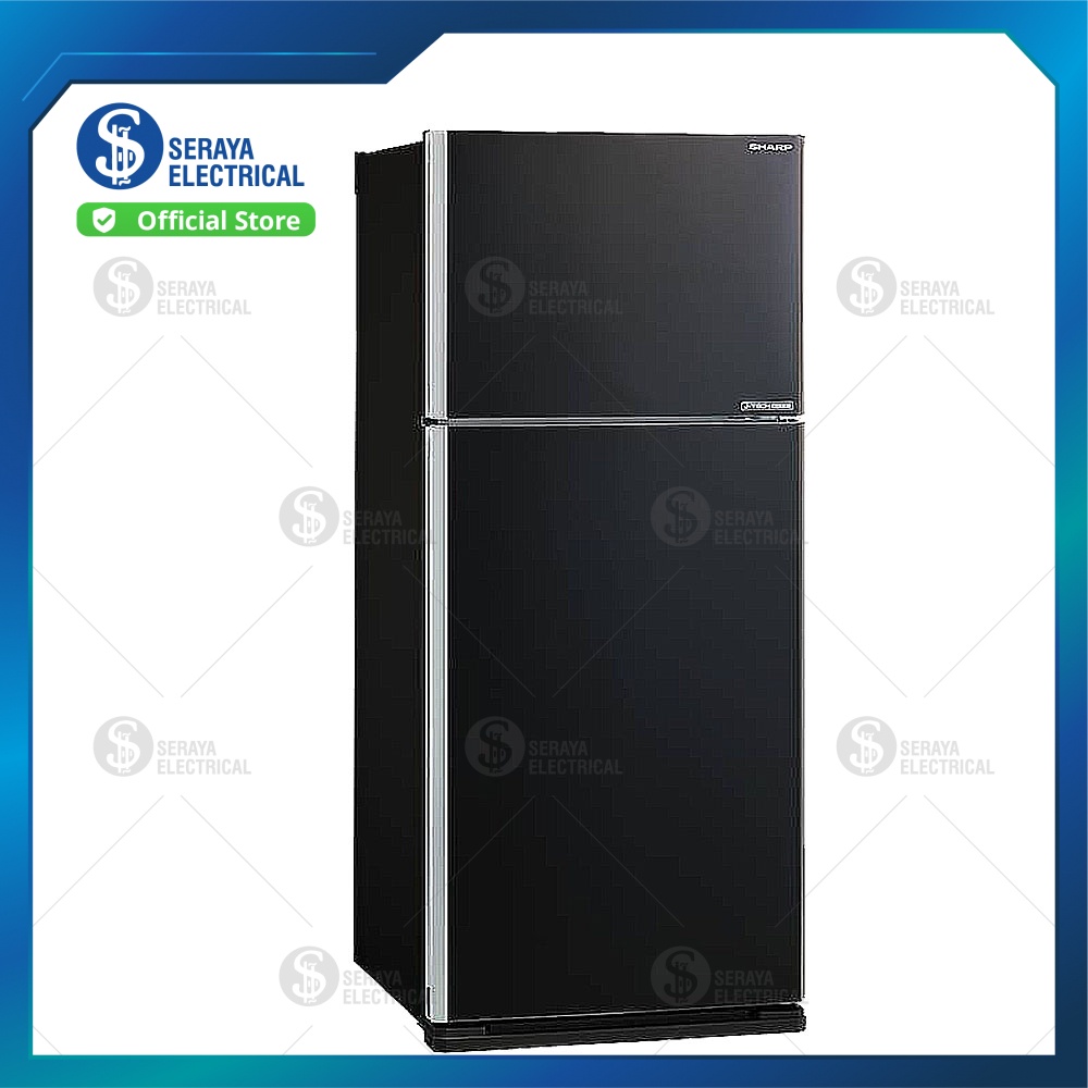 Sharp J-Tech Inverter 480L 2 Doors Refrigerator SJE5381MK | Shopee Malaysia
