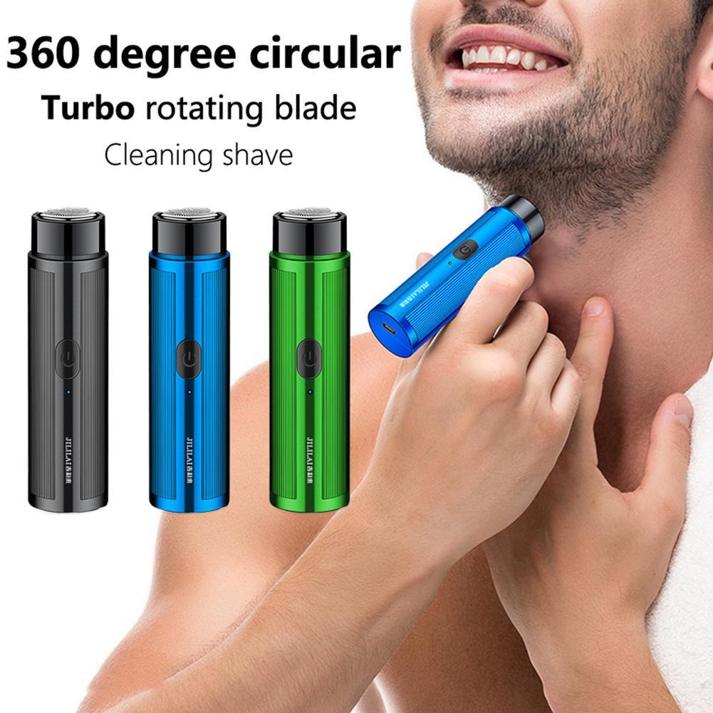 Mini Men's Electric Shaver Travel Razor Car Portable Beard | Shopee ...