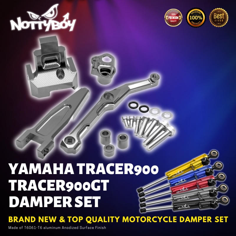 YAMAHA TRACER 900 TRACER 900GT NOTTYBOY DAMPER SET GREY Motorcycle