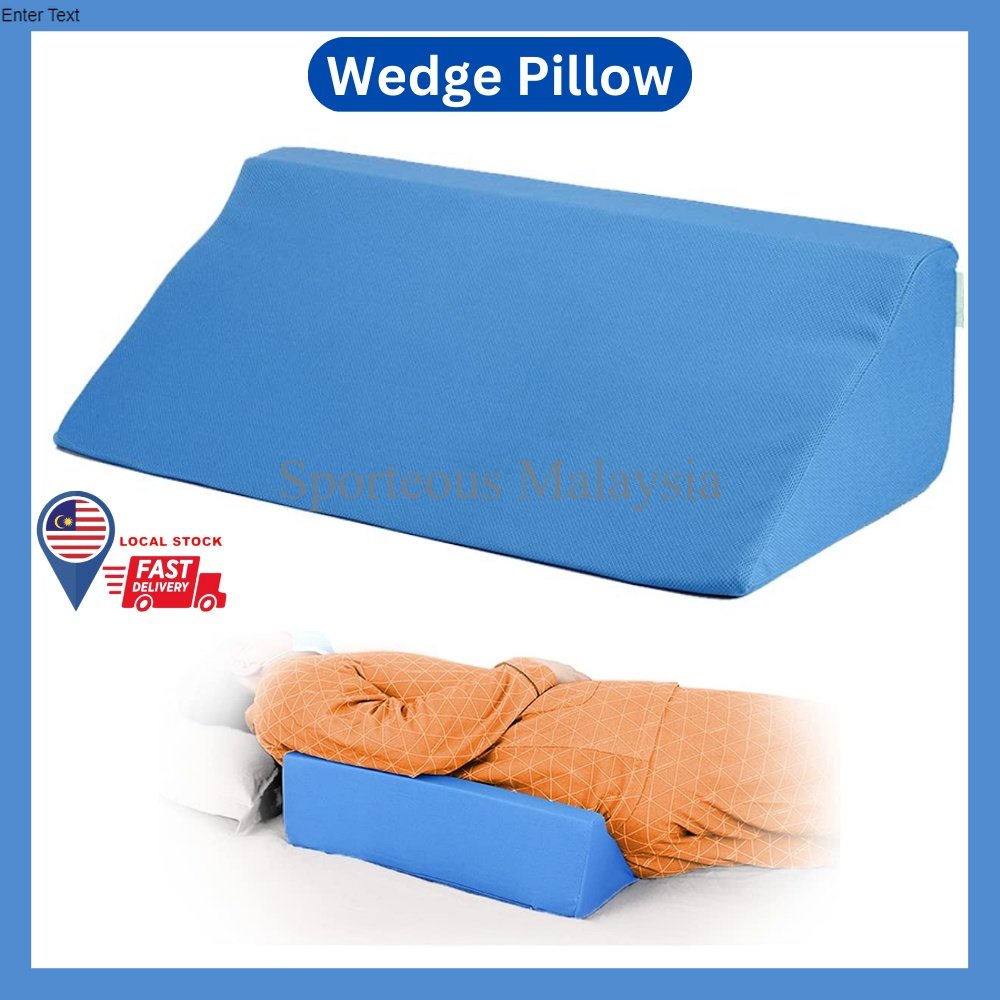 🇲🇾Triangle Wedge Pillow for Elderly Bedridden Patient High Density ...