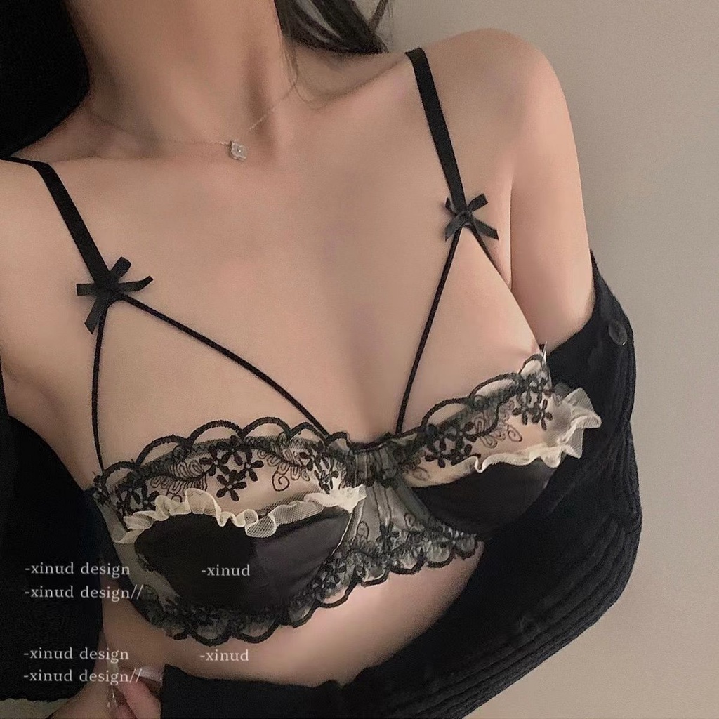 shopee sexy lingerie Sexy Lace Mesh Panties Female Pure Desire Flirtation Low Waist Sexy Thong  Sexy Shopee