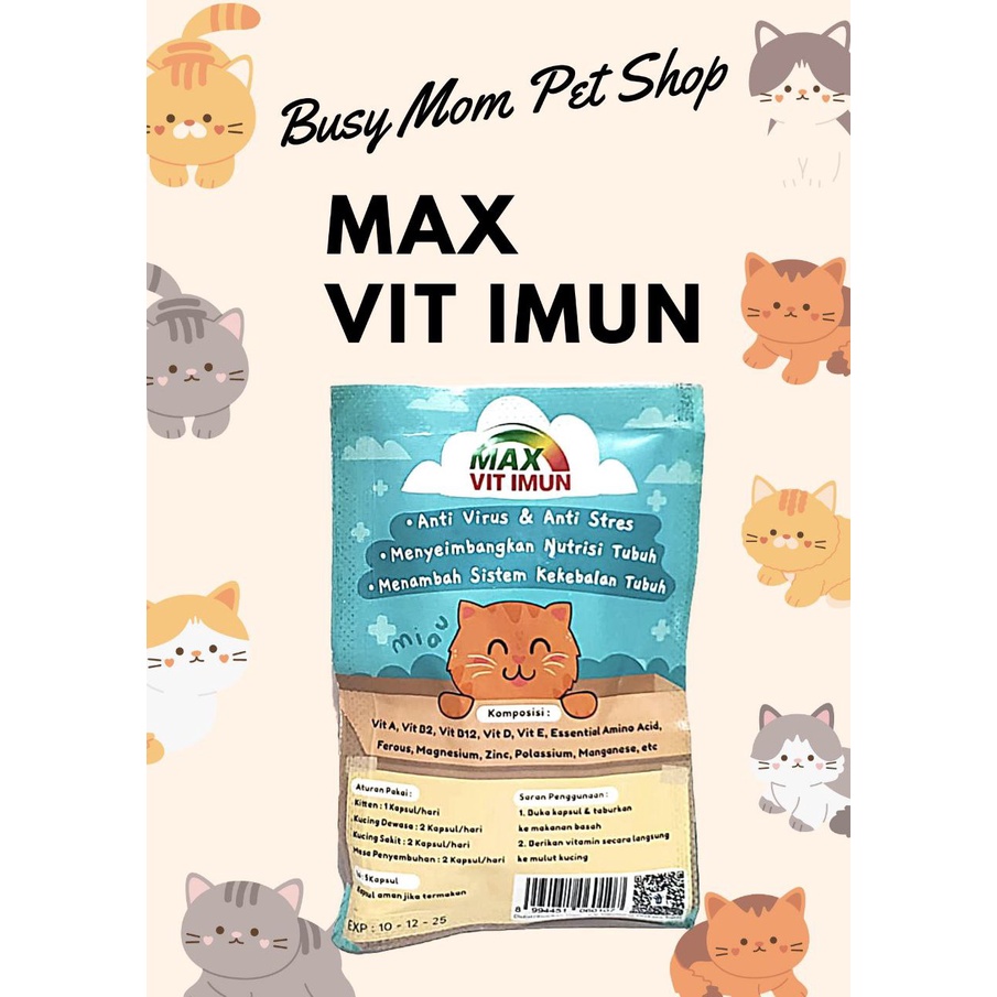 Max Vit Cat Immune | Shopee Malaysia