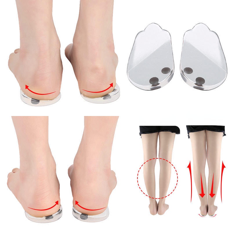 2PCS Medial Lateral Heel Insoles with Stone Corrector