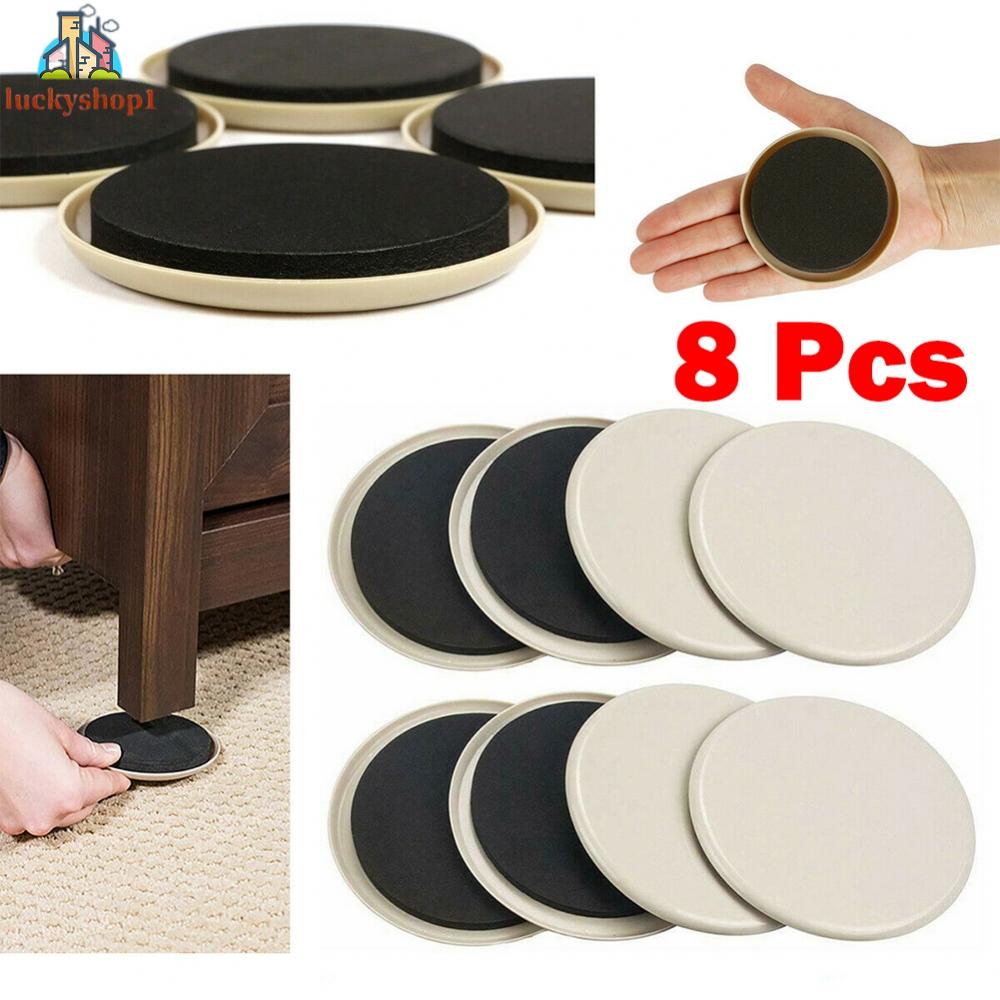 8 PcsX Furniture Sliders For Carpet Heavy Duty Furniture Slider Movers