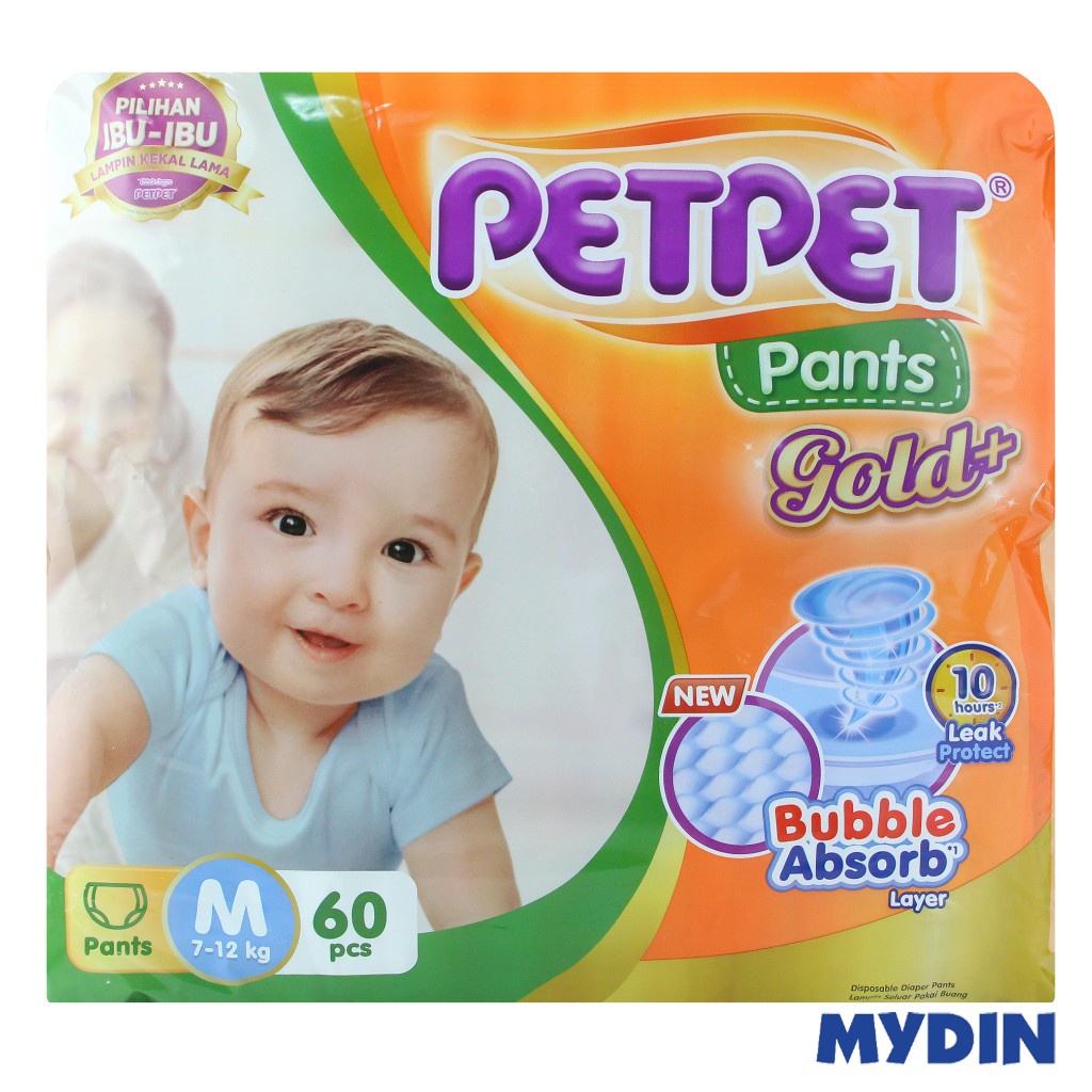 PETPET Pants Gold Super Jumbo M60 Shopee Malaysia