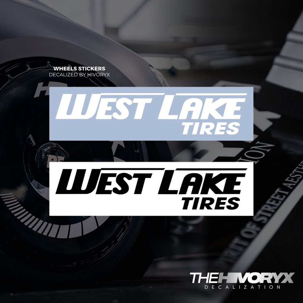 「WESTLAKE TIRES」WHEELS SERIES CAR DECAL AUTOMOTIVE DIE-CUT VINYL ...