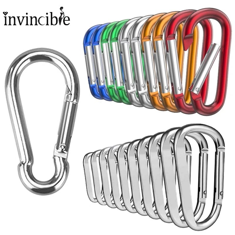 Colorful Carabiner Keychain/ Alluminum Dring Buckle/ Spring Carabiner