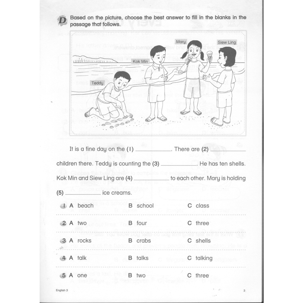 [FUNBOOK] Gemilang CEFR English Year 1 - 5 Exercise Book | Shopee Malaysia