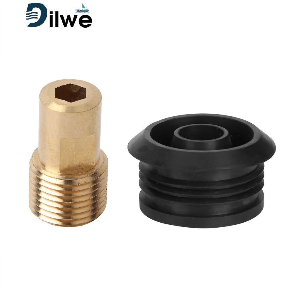 Dilwe G1/2in Toilet Sealing Urinal Inlet Spud Drain Pipe Connector