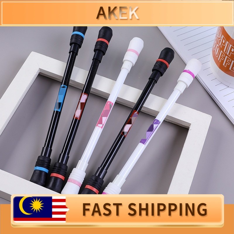 Spinning Balance Pen Black Gel Pen Rotary Pen Relax Toy Student Writing ...