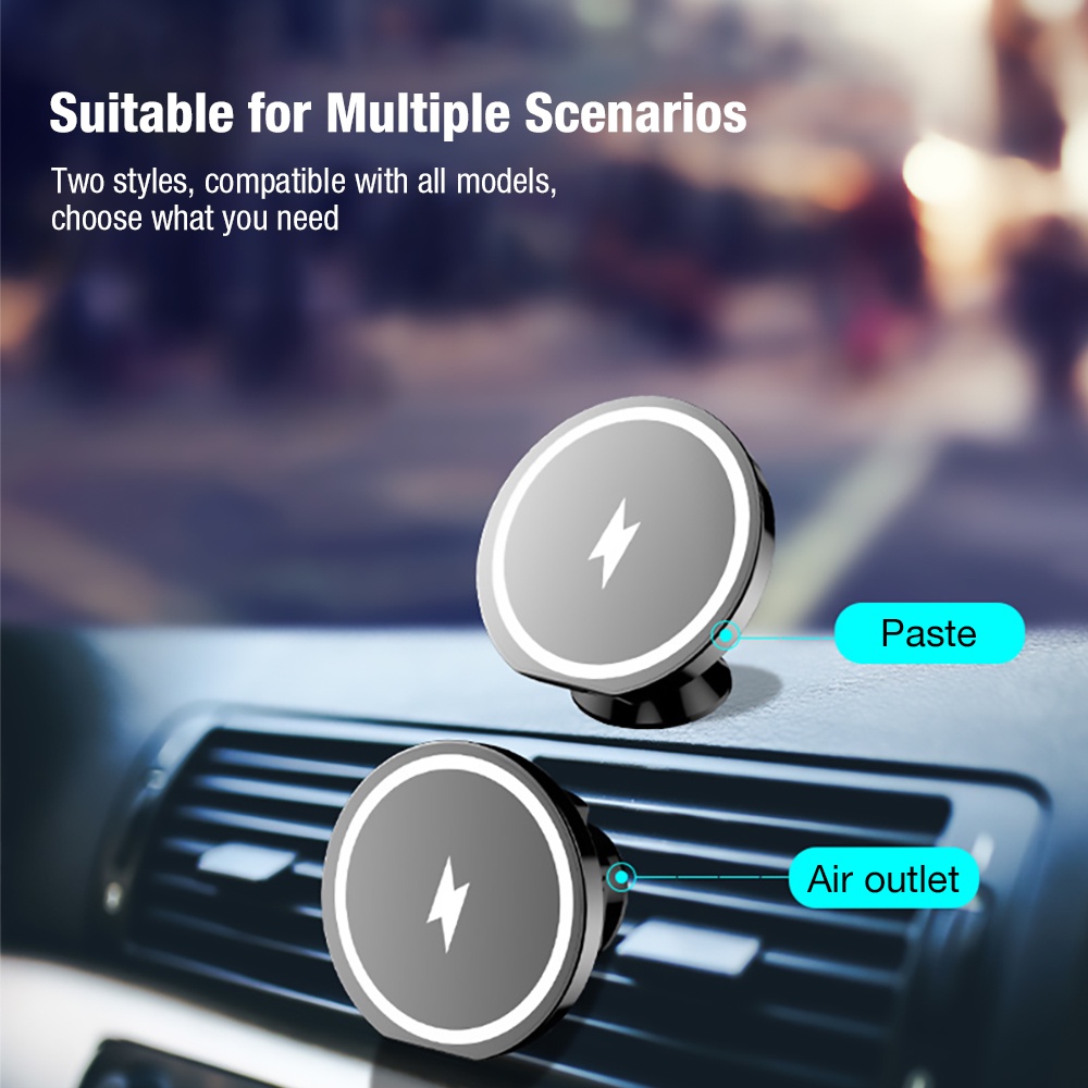 For MagSafe Car Air Vent Wireless Charger Mount 15W Fast