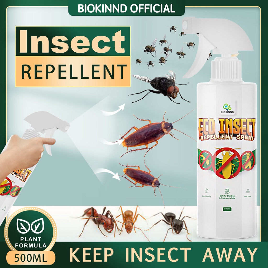BIOKINND Eco Insect Repellent Water Based Spray Penghalau Serangga
