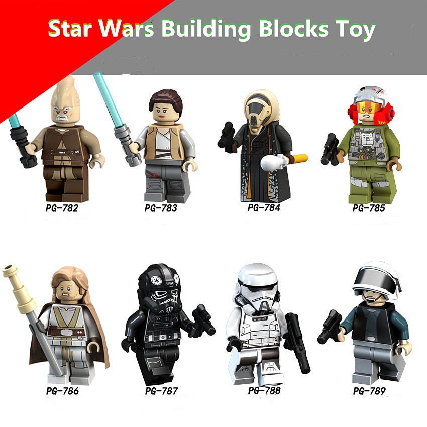 Minifigures Star Wars Luke Skywalker Building Blocks Toy Best Gift for