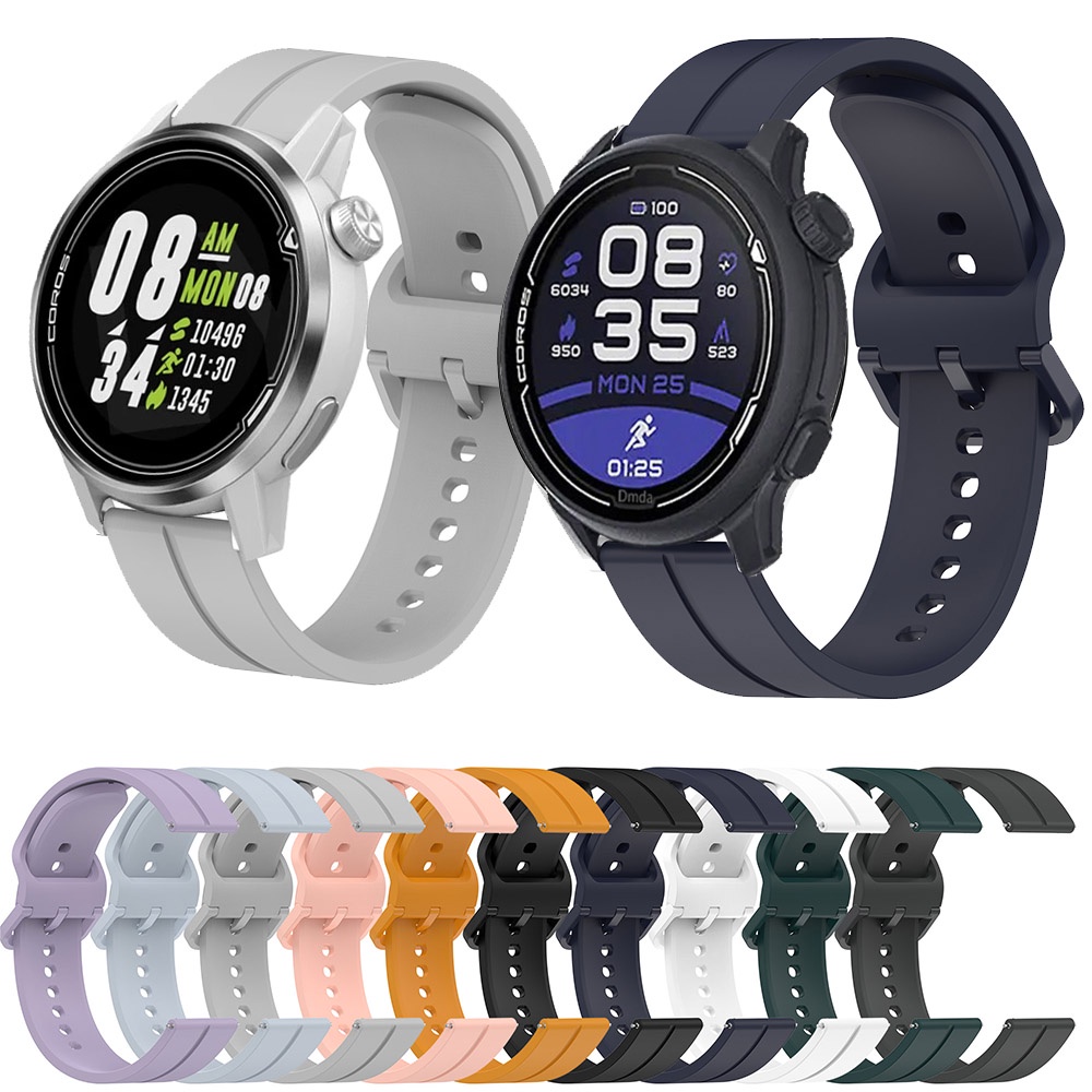 20mm 22mm Sports Strap For COROS APEX 2 Pro/APEX 42mm 46mm/APEX Pro Silicone Band For COROS PACE 3 2 Smartwatch Bracelet Correas - 1511 - View #11
