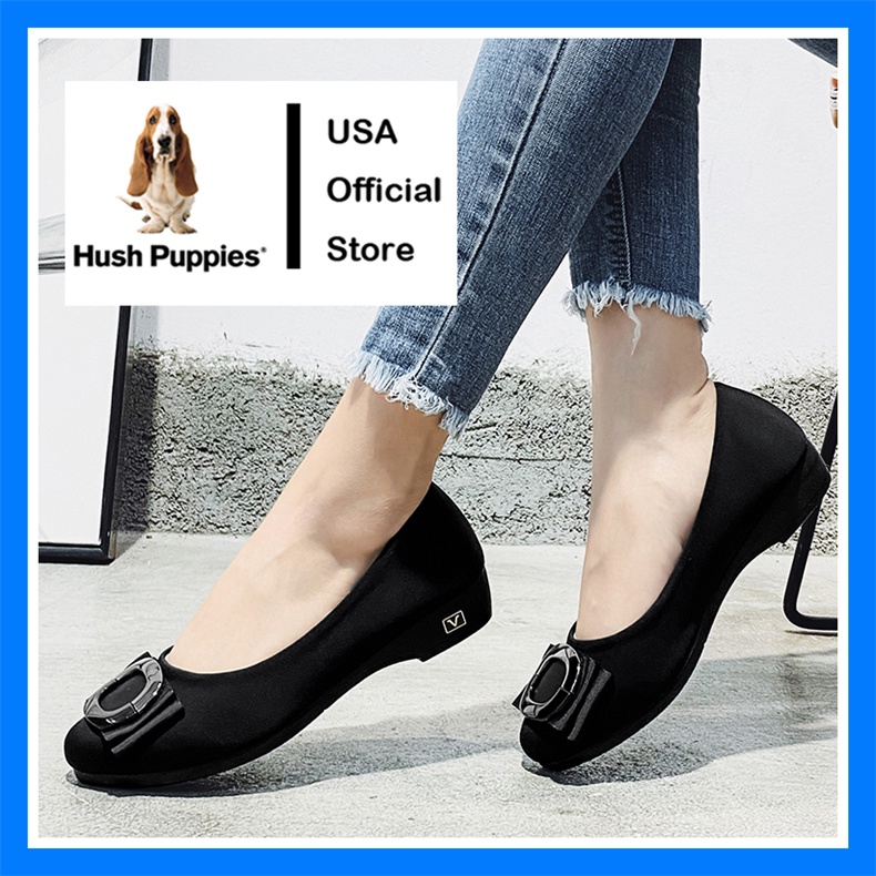 Hush puppies ladies flat hot sale shoes