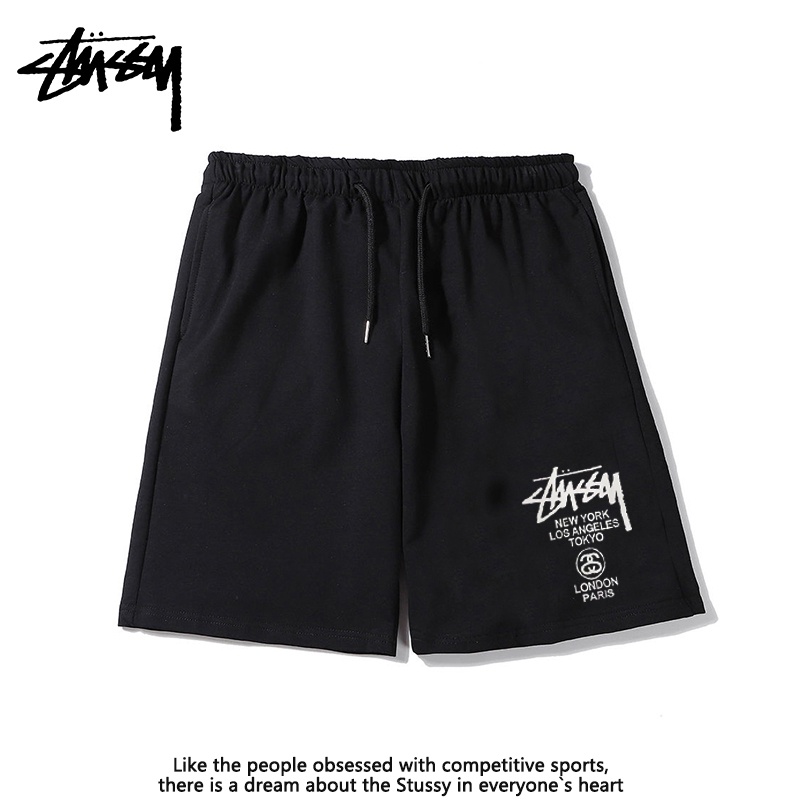 Stnssy minimalist basic spring/summer shorts men's and women's loose ...