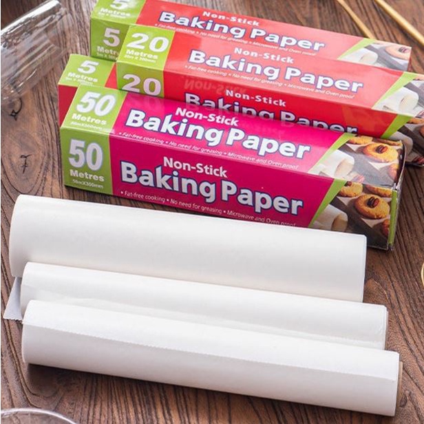 Baking Paper Non-Stick Microwave and Oven Cook Tools 5 meter Kertas ...